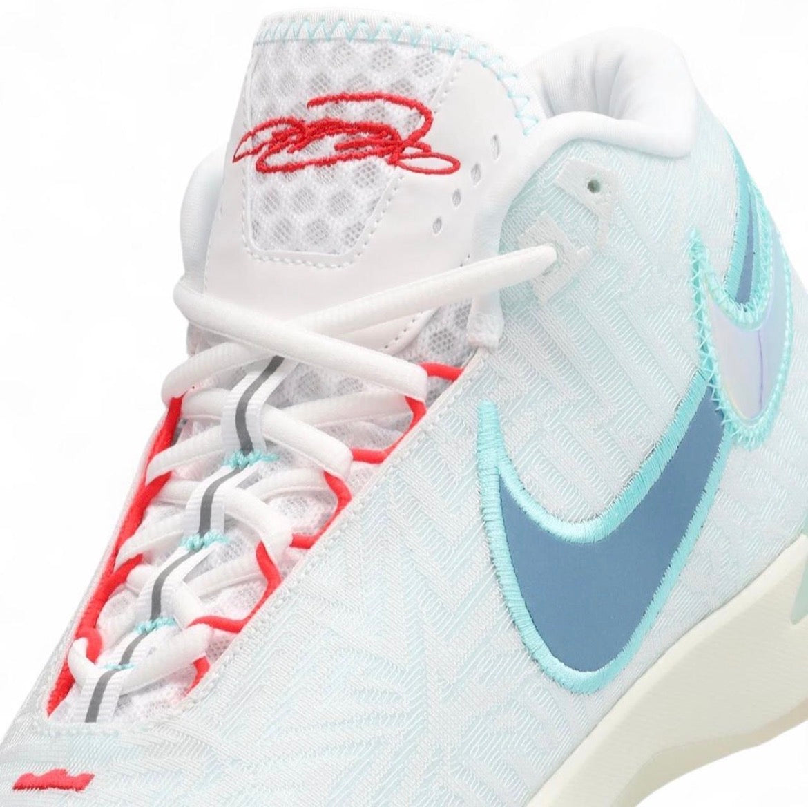 HF0712-101 Nike LeBron NXXT Genisus ‘White Aurora Green Siren Red Aegean Storm’ (2025)