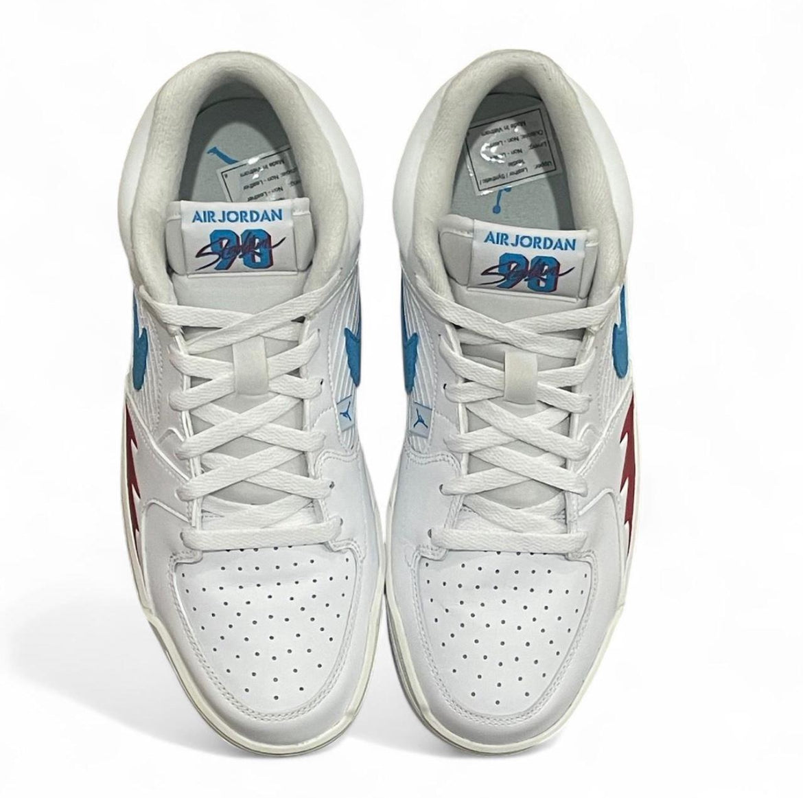 FB2269-100 Jordan Stadium 90 Low (Womens) ‘White Dark Powder Blue’ (2023)