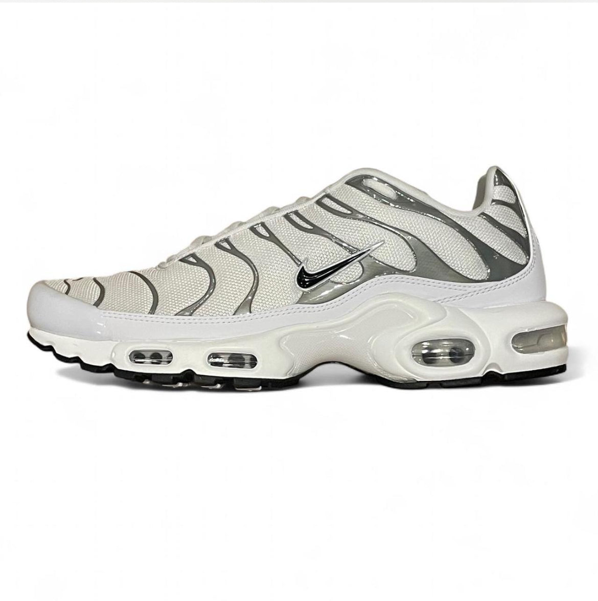 HJ9743-100 Nike Air Max Plus TN (Womens) ‘White Metallic Silver’ (2024)